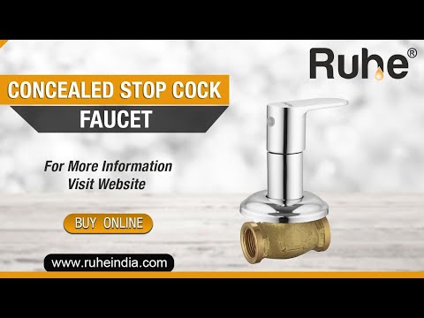 Onyx Concealed Stop Valve Brass Faucet (20mm) video