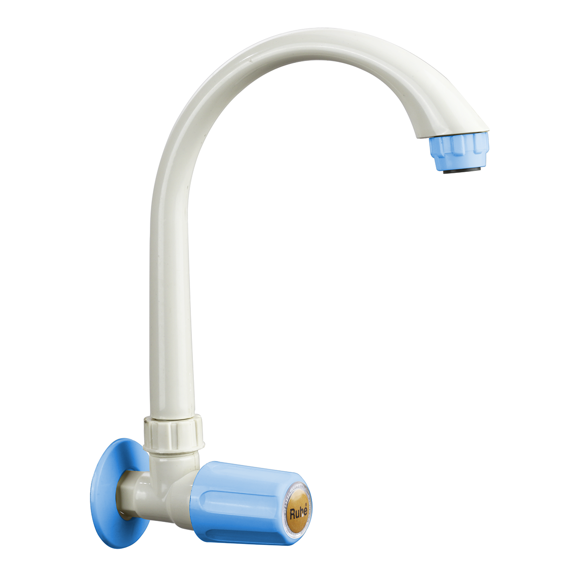 Indigo Round Sink Tap with Swivel Spout PTMT Faucet - by Ruhe®