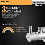 Kara Angle Valve Brass Faucet 3 layer protection