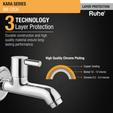 Kara Bib Tap Brass Faucet 3 layer protection
