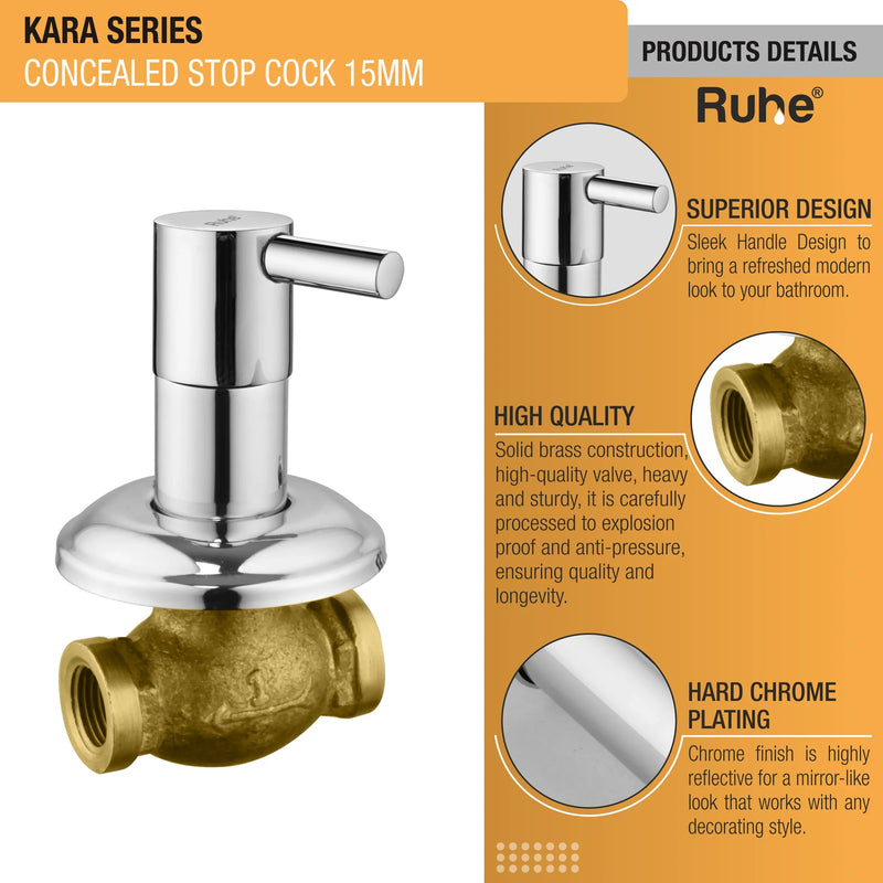 Kara Concealed Stop Valve
