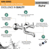Kara Wall Mixer Non Telephonic Faucet features