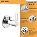 Kubix Angle Valve Brass Faucet product details