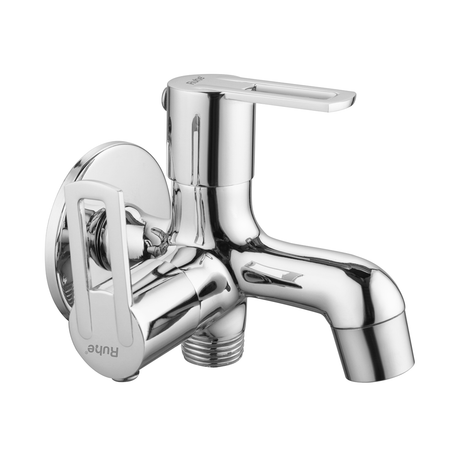 Kubix Two Way Bib Tap Brass Faucet (Double Handle)