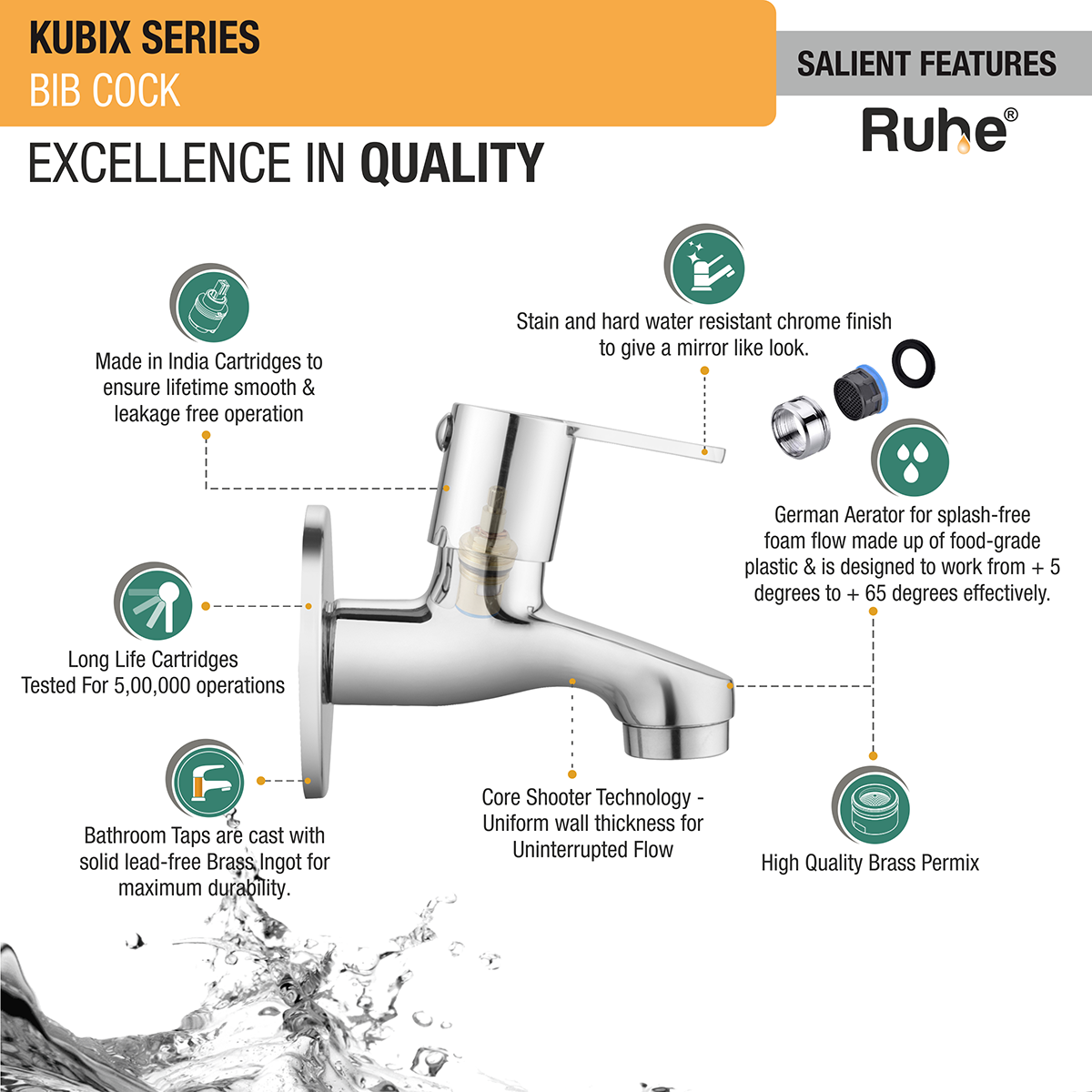 Kubix Bib Tap - by Ruhe®