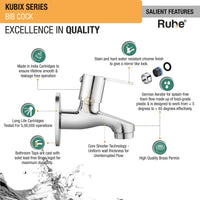 Kubix Bib Tap Brass Faucet features
