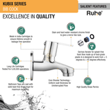 Kubix Bib Tap Brass Faucet features