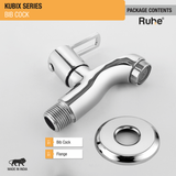 Kubix Bib Tap Brass Faucet package content