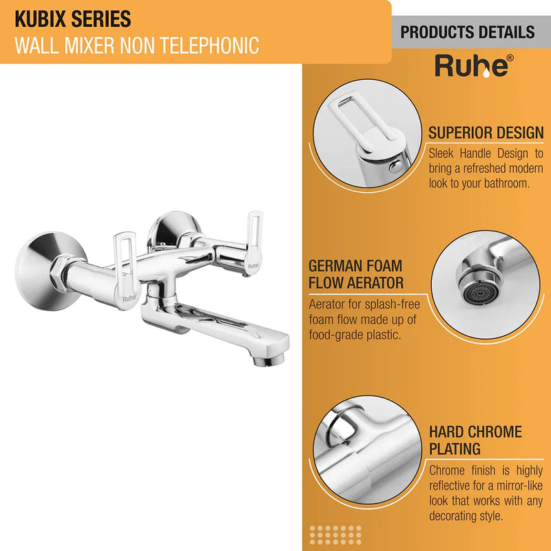 Kubix Wall Mixer Tap