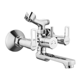 Kubix Telephonic Wall Mixer Brass Faucet (with Crutch)