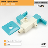Ocean Square PTMT 2 in 1 Angle Cock Faucet package