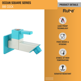 Ocean Square PTMT Bib Cock Faucet details