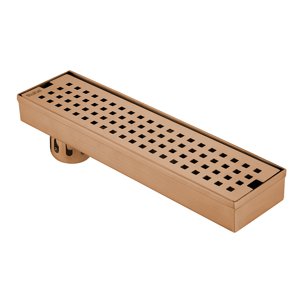 Palo Shower Drain Channel (12 x 3 Inches) ROSE GOLD/ANTIQUE COPPER