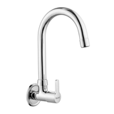 Pavo Sink Tap with Medium (15 inches) Round Swivel Spout Brass Faucet