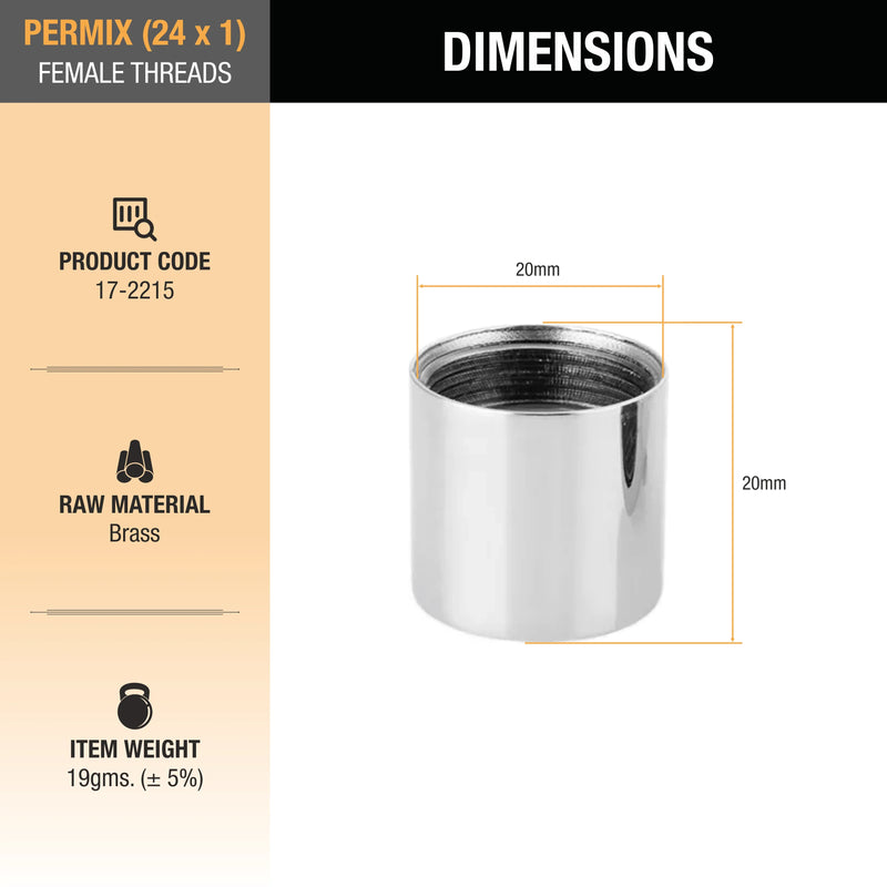 Permix (Female Thread) (Pack of 10)