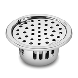 Round Floor Drain (5 Inches) with Hinge & Cockroach Trap (304 Grade)