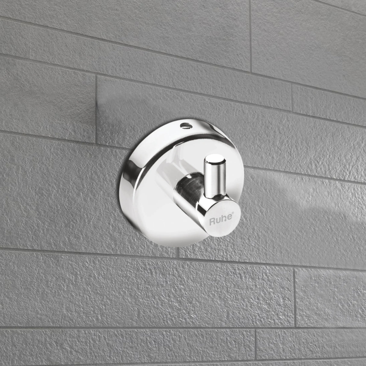 Round Stainless Steel Robe Hook- by Ruhe®1