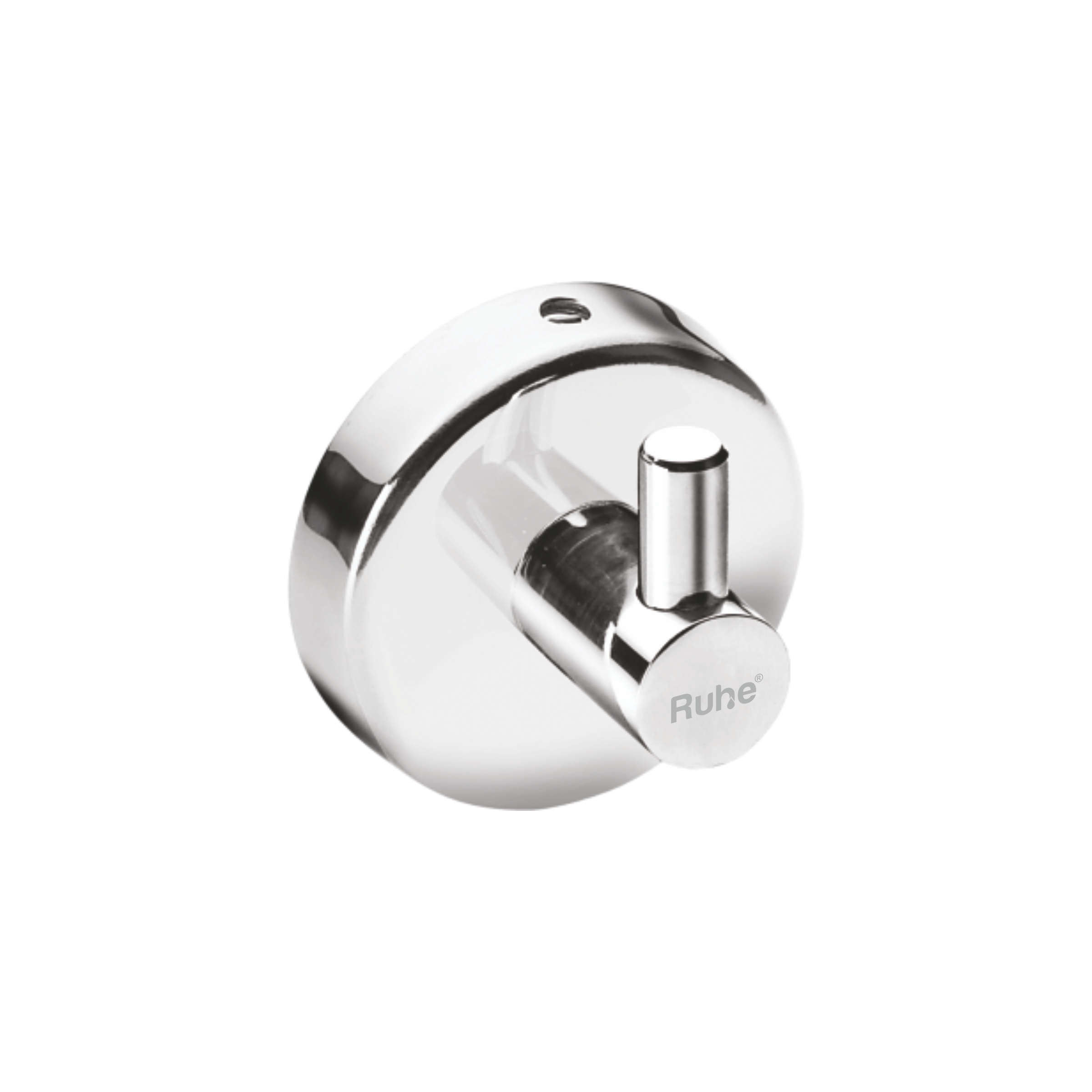 Round Stainless Steel Robe Hook- by Ruhe
