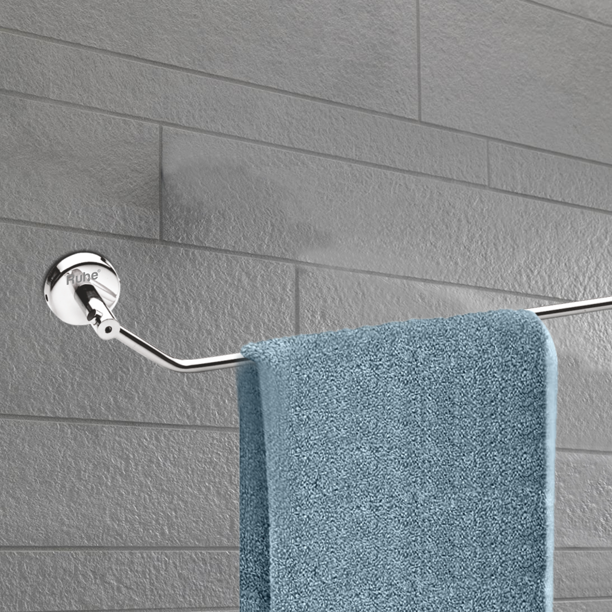 Round Stainless-Steel Towel Rod (24 inches) - by Ruhe®