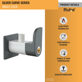Silver Curve PTMT Angle Cock Faucet product details