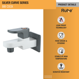 Silver Curve PTMT Bib Cock Faucet 3